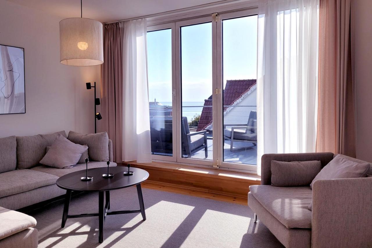 Grosse Penthouse Ferienwohnung Mit Meerblick, Sonnenterrasse & Luxusbad Von "Momentic" Sierksdorf Exteriör bild