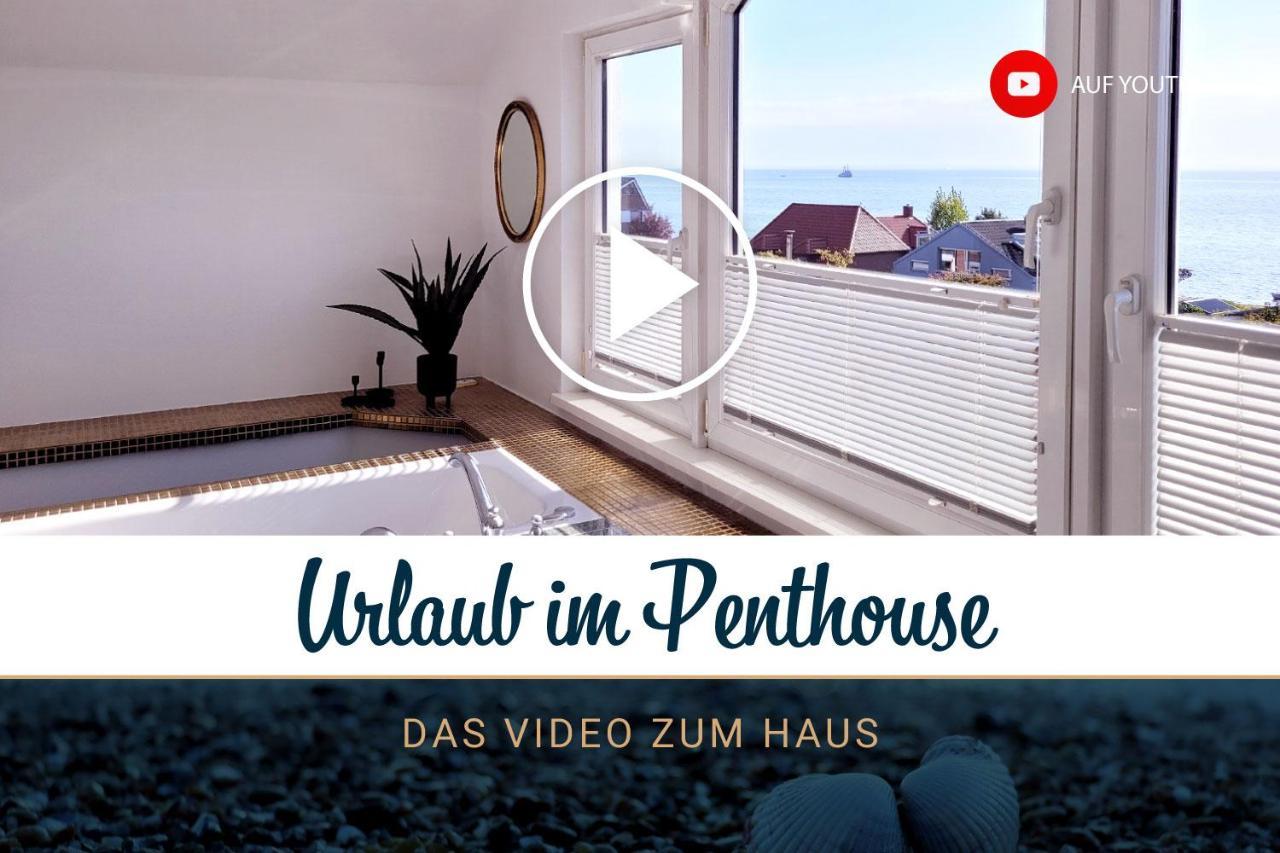 Grosse Penthouse Ferienwohnung Mit Meerblick, Sonnenterrasse & Luxusbad Von "Momentic" Sierksdorf Exteriör bild